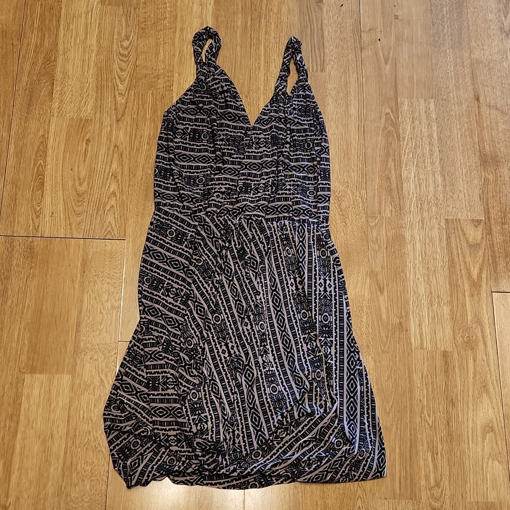 T-bags Los Angeles tribal surplice mini bubble dress XS